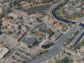 Panevezys City, Lithuania (2023) 3D Model