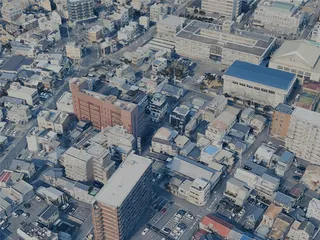 Takamatsu City, Japan (2025) 3D Model
