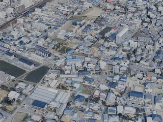 Tokushima City, Japan (2025) 3D Model