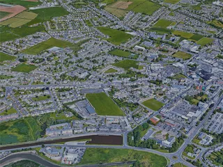 Tralee City, Ireland (2023) 3D Model