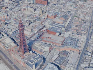 Blackpool City, UK (2025) 3D Model