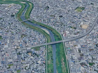 Fukui City, Japan (2025) 3D Model