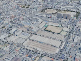 Fukuyama City, Japan (2025) 3D Model