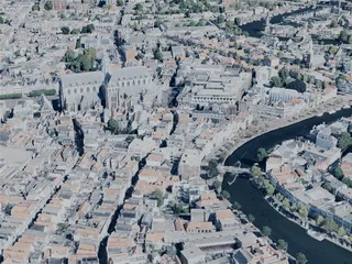 Haarlem City, Netherlands (2024) 3D Model