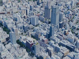 Sendai City, Japan (2025) 3D Model