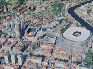 Bilbao City, Spain (2025) 3D Model preview