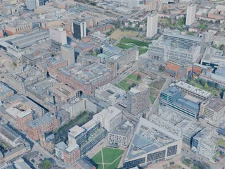 Glasgow City, UK (2025) 3D Model preview