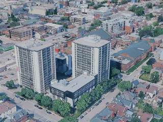 Hamilton City, Canada (2025) 3D Model preview