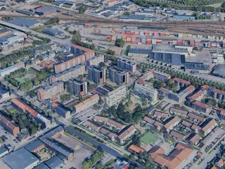 Helsingborg City, Sweden (2025) 3D Model preview