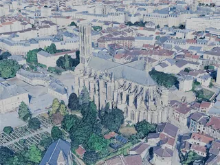 Limoges City, France (2025) 3D Model preview