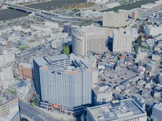 Niigata City, Japan (2025) 3D Model preview