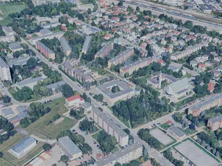 Rzeszow City, Poland (2025) 3D Model preview