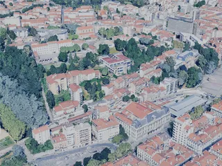 Saint-Etienne City, France (2025) 3D Model preview