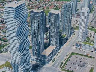Mississauga City, Canada (2025) 3D Model preview