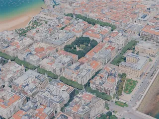 San Sebastian City, Spain (2025) 3D Model preview
