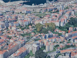 Vigo City, Spain (2025) 3D Model preview