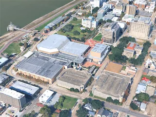 Baton Rouge City, USA (2025) 3D Model preview