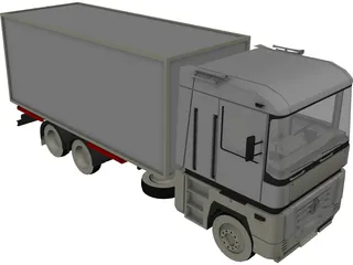 Renault Magnum Box 3D Model