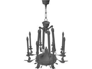 Chandelier 3D Model