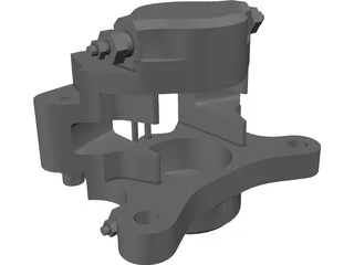 Brake Caliper 3D Model