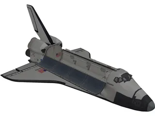 Space Shuttle Atlantis 3D Model