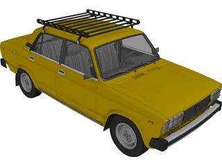 Vaz 2105 3D Model