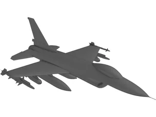 F-16 Fighting Falcon 3D Model