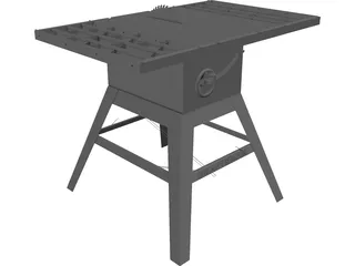 Table Saw Craftsman 3D Model