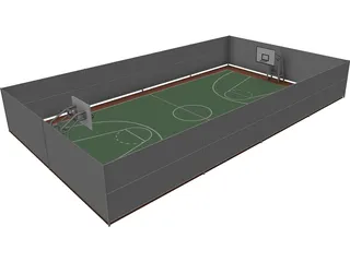 Basketball Area 3D Model