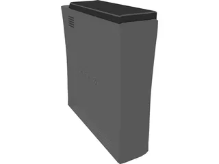 XBox 360 Console 3D Model