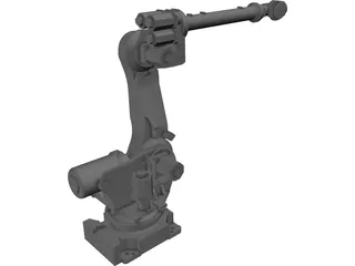 Fanuc R-2000iB125L Robot Arm 3D Model