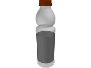 Bottle Plastic 3D Model