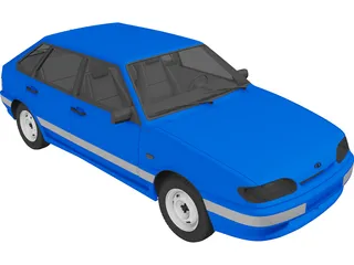 VAZ 2114 3D Model