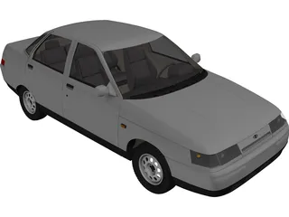 VAZ 2110 3D Model