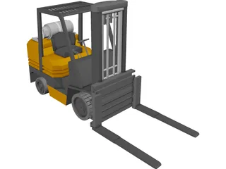 Forklift Toyota 3D Model