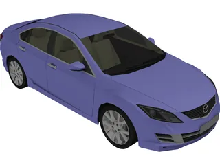 Mazda 6 (2008) 3D Model