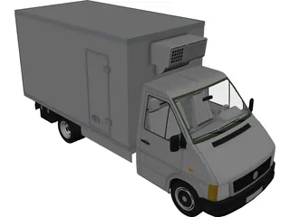 Volkswagen LT Refrigerator 3D Model