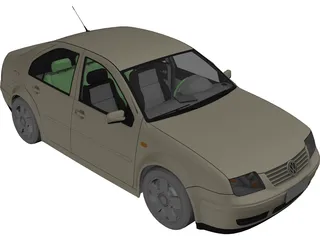 Volkswagen Bora 3D Model