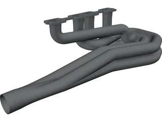 Dodge header driver side 3D Model