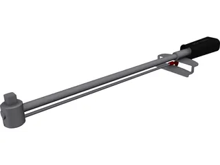 Torsion Style Torque Wrench 3D Model