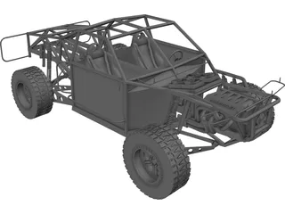 Champ Truck Chassis 3D Model