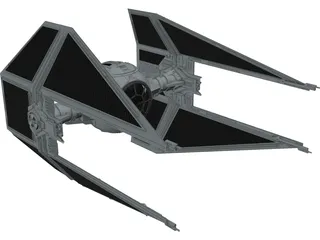 Star Wars Interceptor 3D Model
