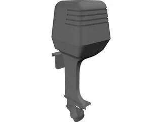 Outboard Motor 3D Model