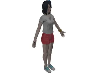 Girl 3D Model