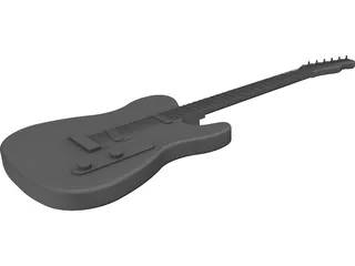 Guitar Electric 3D Model