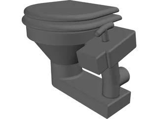Marine Toilet 3D Model