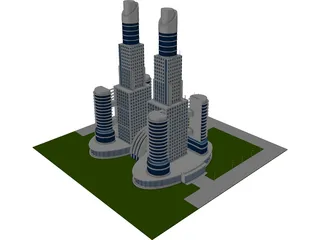 Mega Trade Center 3D Model