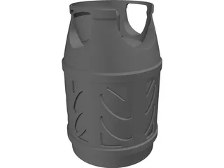 Propane Cylinder 3D Model