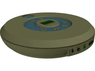 CD Player 3D Model