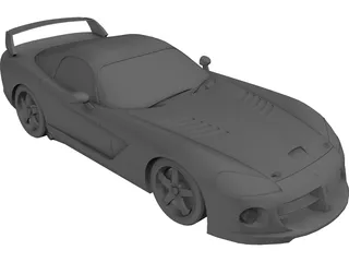 Dodge Viper SRT-10 3D Model